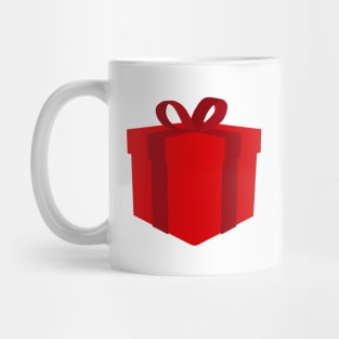 Red gift box Mug